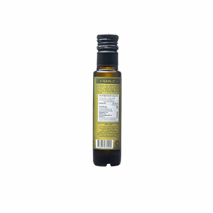 Texas Hill Country Olive Co. - Wholesale Olive Oil - Garlic Infused Olive Oil - 100ml.1