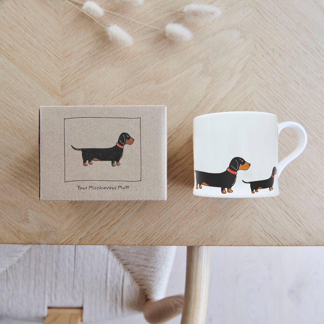 Sweet William Designs - Wholesale Coffee Mug - Mischievous Mutts Dog Mug - Dachshund / Sausage Dog3