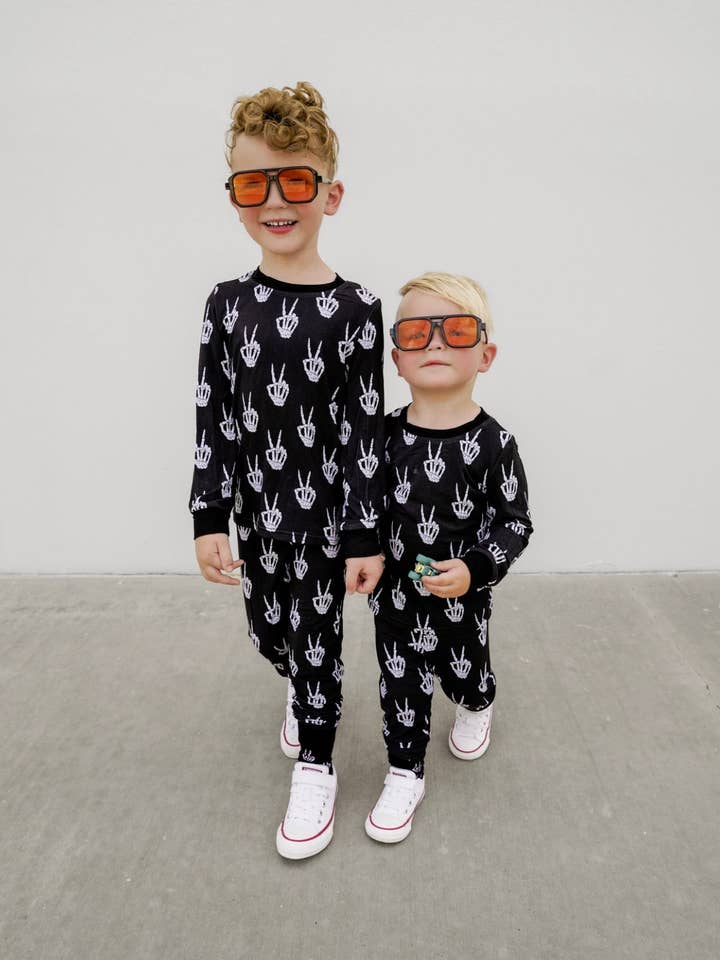 Little Rad Kid - Wholesale Sleepwear Set - Kids - ✌🏻 skelly | bamboo pajamas8