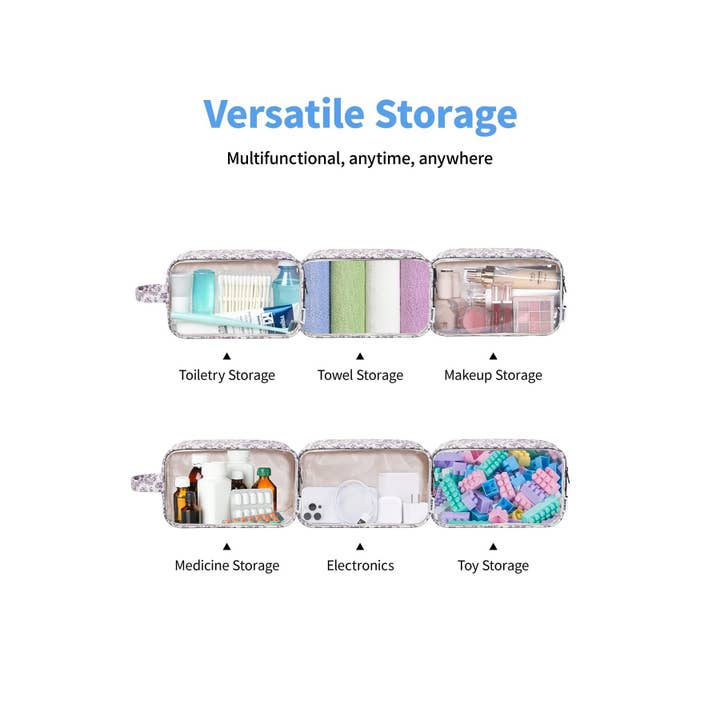wandf - Wholesale Toiletry bag – women's - Clear Toiletry Bags for Traveling Toiletries, Make Up Pouch 20