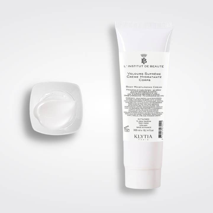 Velours Suprême – Professionell kroppsfuktighetskräm för wholesale av KLYTIA PARIS SAS