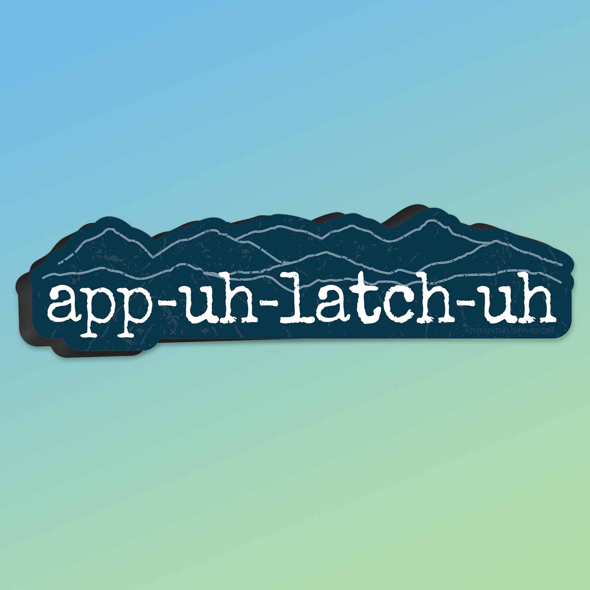 Sentinel Supply - Wholesale Magnet - App Uh Latch Uh Car Magnet - Funny Appalachia Fridge Magnet0
