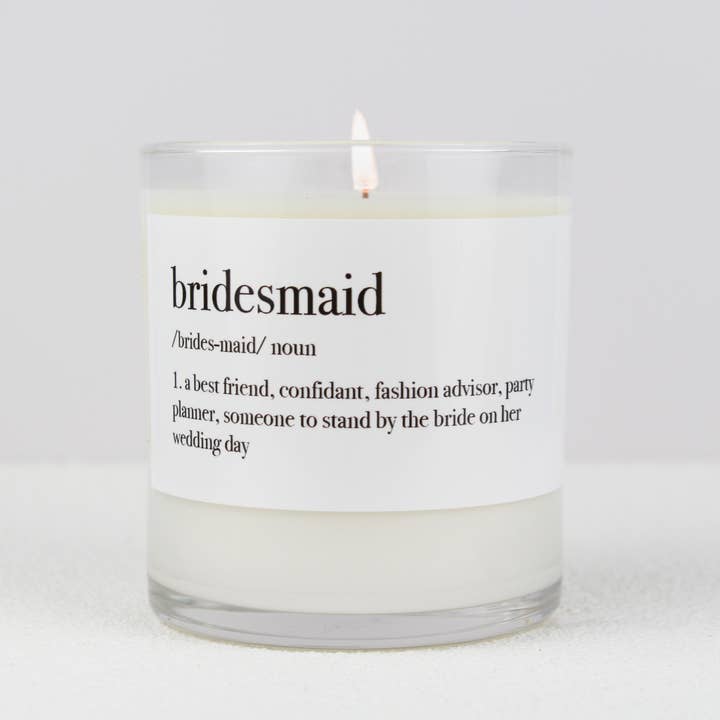 Aria Bella Candles - Wholesale Jar/Filled Candle - Bridesmaid Definition Soy Candle6