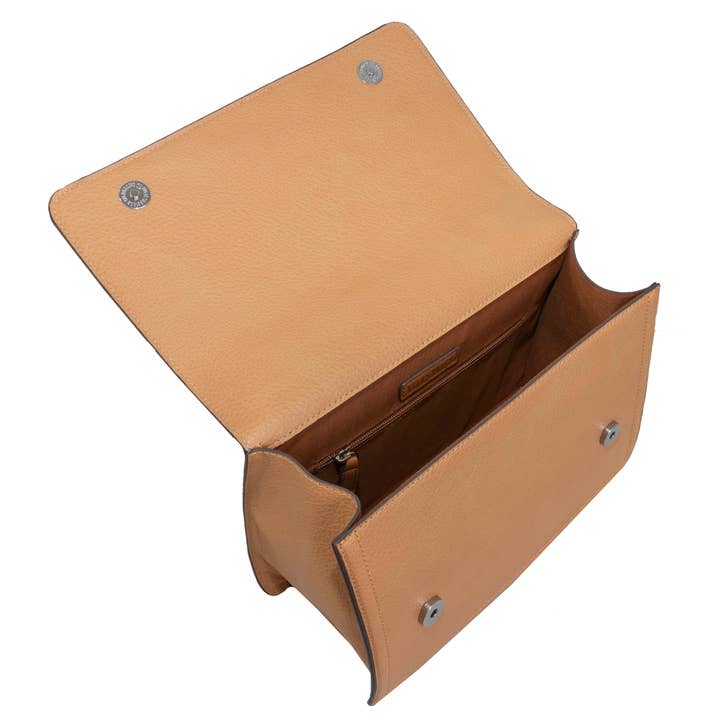 Magid – Großhandel Umhängetasche - Damen – Magid Ellen Tracy Umhängetasche mit genarbtem Leder und Klappe7