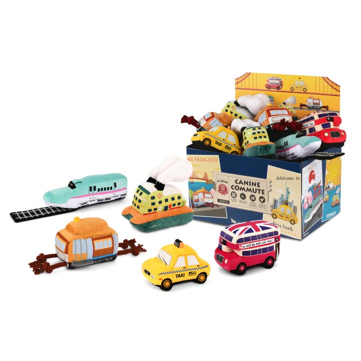 Canine Commute 15-pc Set with FREE Merchandising Display for wholesale by P.L.A.Y. Pet Lifestyle and You
