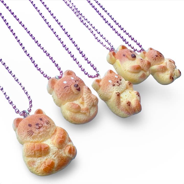 Pop Cutie Accessories & Gifts - Wholesale Kids necklace – Kids - Bread Pet Necklace I Charm Necklace I Handmade Necklace Cafe7