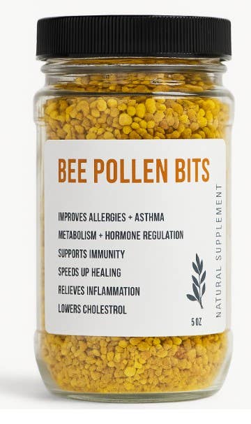ERTH World Corp DBA Stone+Sage - Wholesale Oral Supplement/Vitamin - Bee Pollen Bits All Natural Wild Harvested ethically sourced