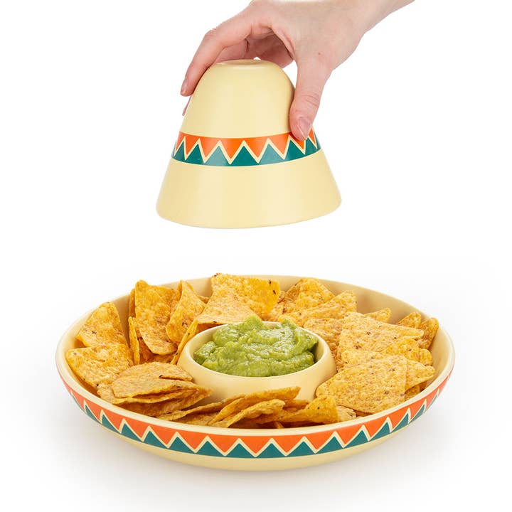 Balvi - Vendita all'ingrosso Insalatiera - Piatto per nachos,The Mexican,giallo,ceramica9