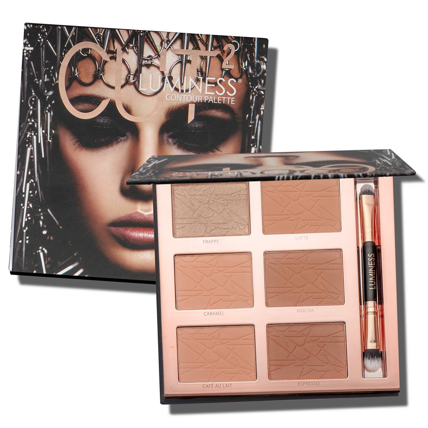 LUMINESS - Wholesale Face Makeup Palette - Cut Contour Palette2