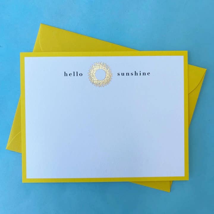 J.Falkner Cards - Wholesale Stationery/Notecard Set - Boxed Set: Hello Sunshine "Perfect Little Notes"1