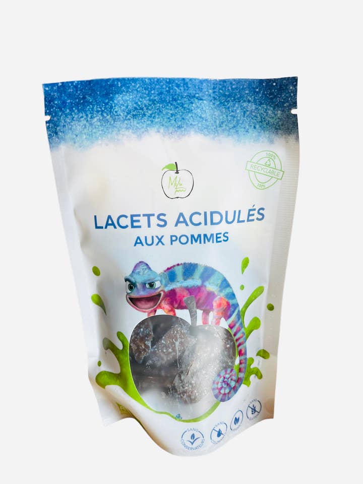 Sour Spirulina Laces for wholesale by MiLu pomme