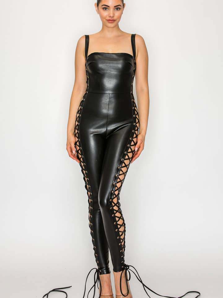 Combinaison froncée à lacets latéraux DC532 pour la vente par Jour