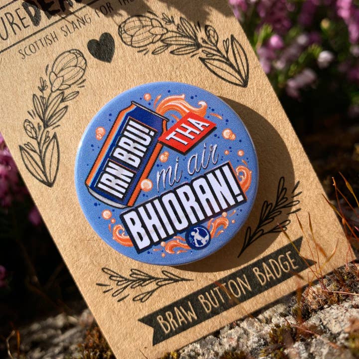 Pure Dead Brilliant Store - Wholesale Lapel Pin/Button - Scots Gaelic Duolingo Button Badges5