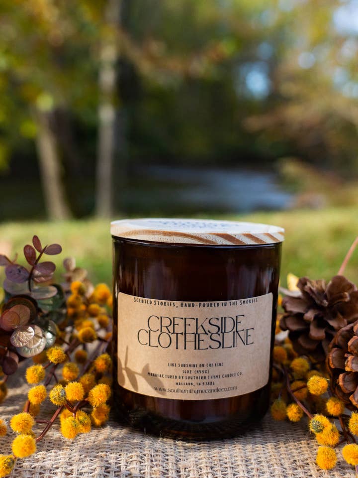 Creekside Clothesline for wholesale by Southern Thyme Candle Co.