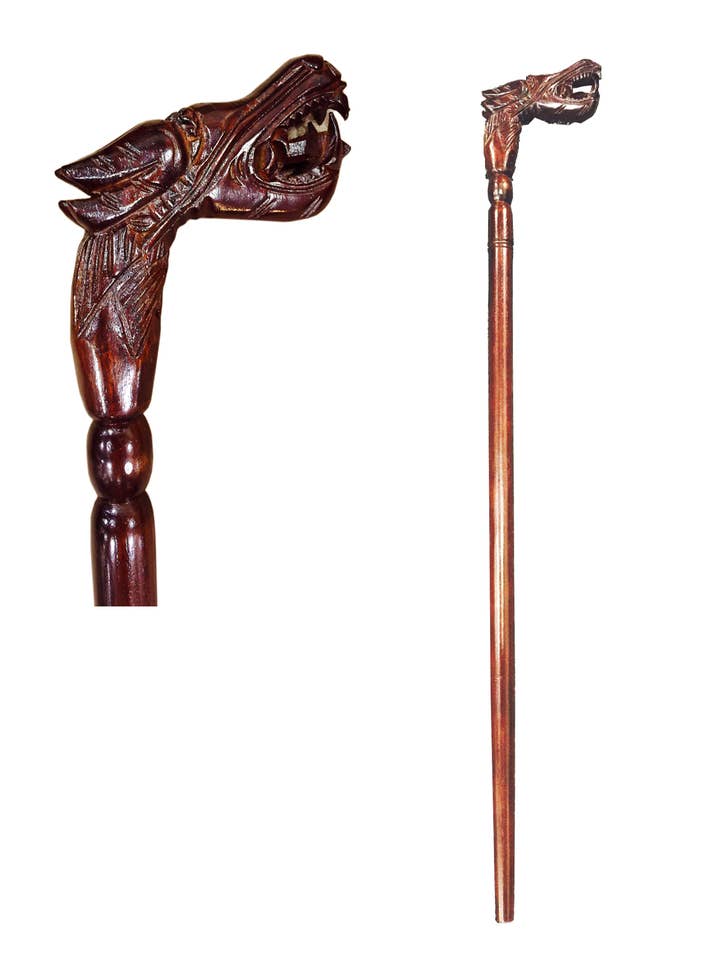 D-Art Collection Dragon Decorative Walking Stick for wholesale by D-Art Collection