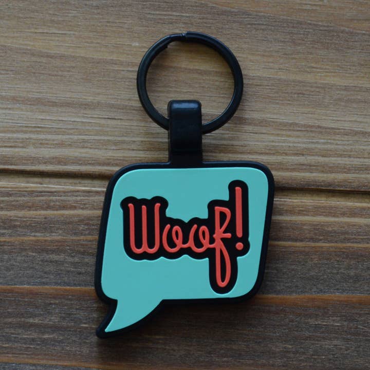 Bau! Etichetta per cani in silicone per la vendita all'ingrosso da parte di Besties Pets