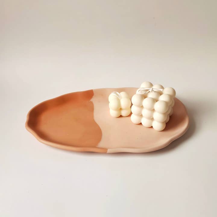 Kndly home - Wholesale Decorative Tray - Nordic style elongated vanity tray3