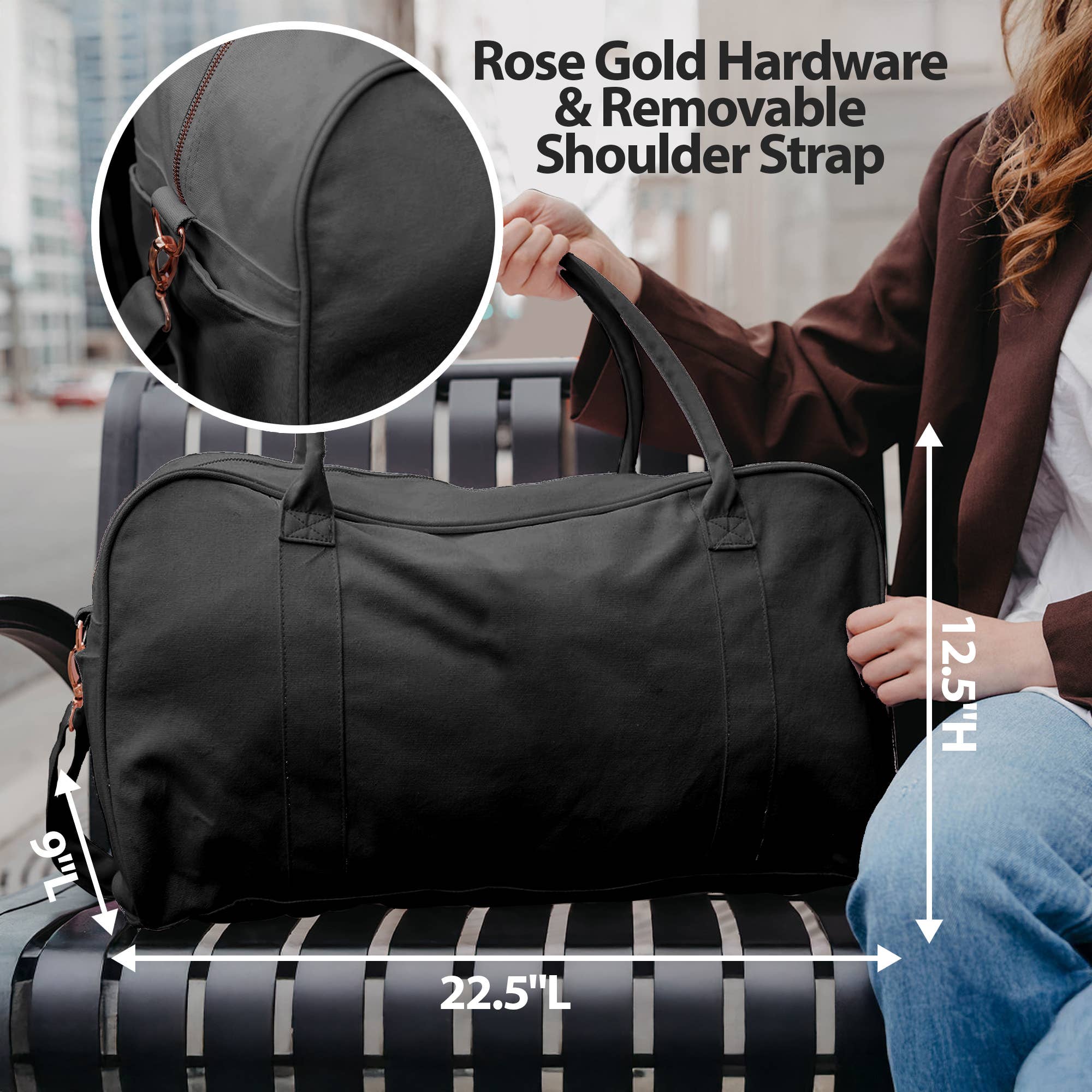 Gradzo - Wholesale Duffel- en weekendtas - Dames - Dufflebag - Optionele borduring op maat1