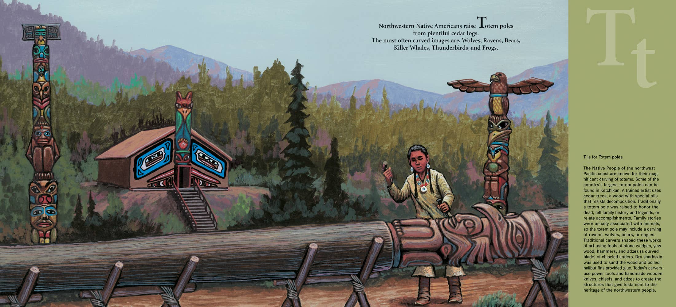 Sleeping Bear Press - Wholesale Book - Kids - D is for Drum: A Native American Alphabet Picture Book3