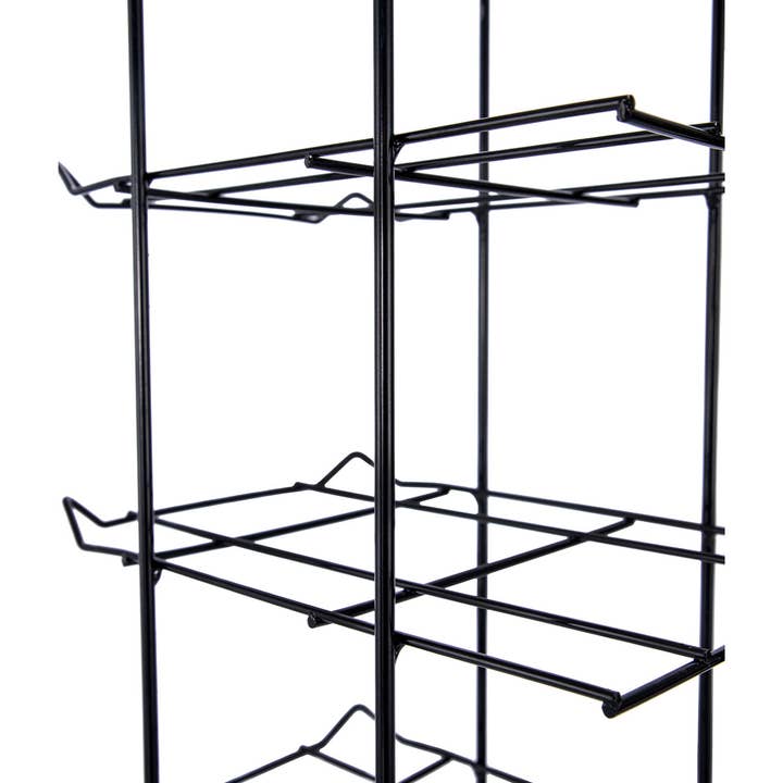Store Supply Warehouse - Wholesale Retailer Display - Accessories - Floor Standing Cap Rack - 78"H x 10"W x 15-½"D8