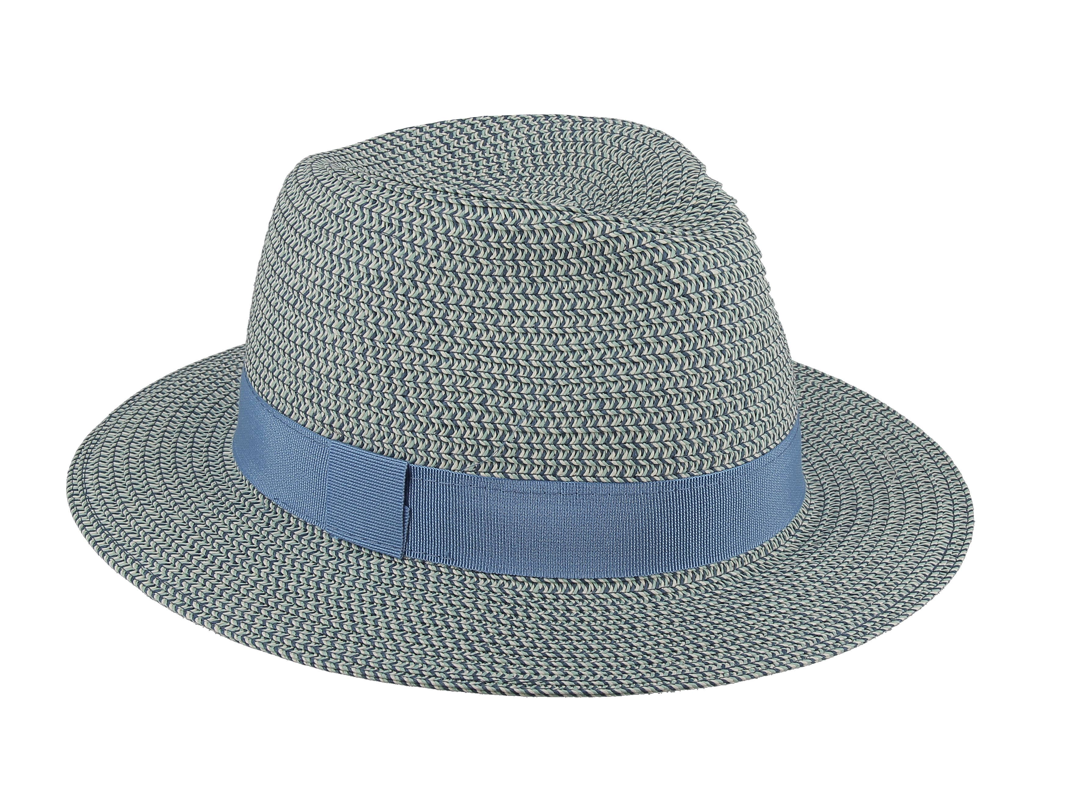 M BY FLECHET - ESSENTIALS - ALP1 – Engroshandel Stråhat – til kvinder – 2Es204 Papirsugerørshat med to toner, grosgrain og flad sløjfe3