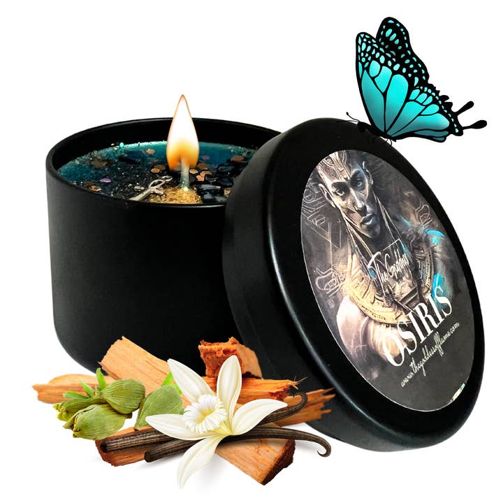 Osiris Conjuring Magic Candle for wholesale by The Goddess of Flame