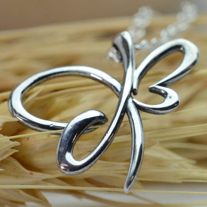 Wingspan Butterfly Pendant in Sterling Silver for wholesale by Jewelry by DeCory