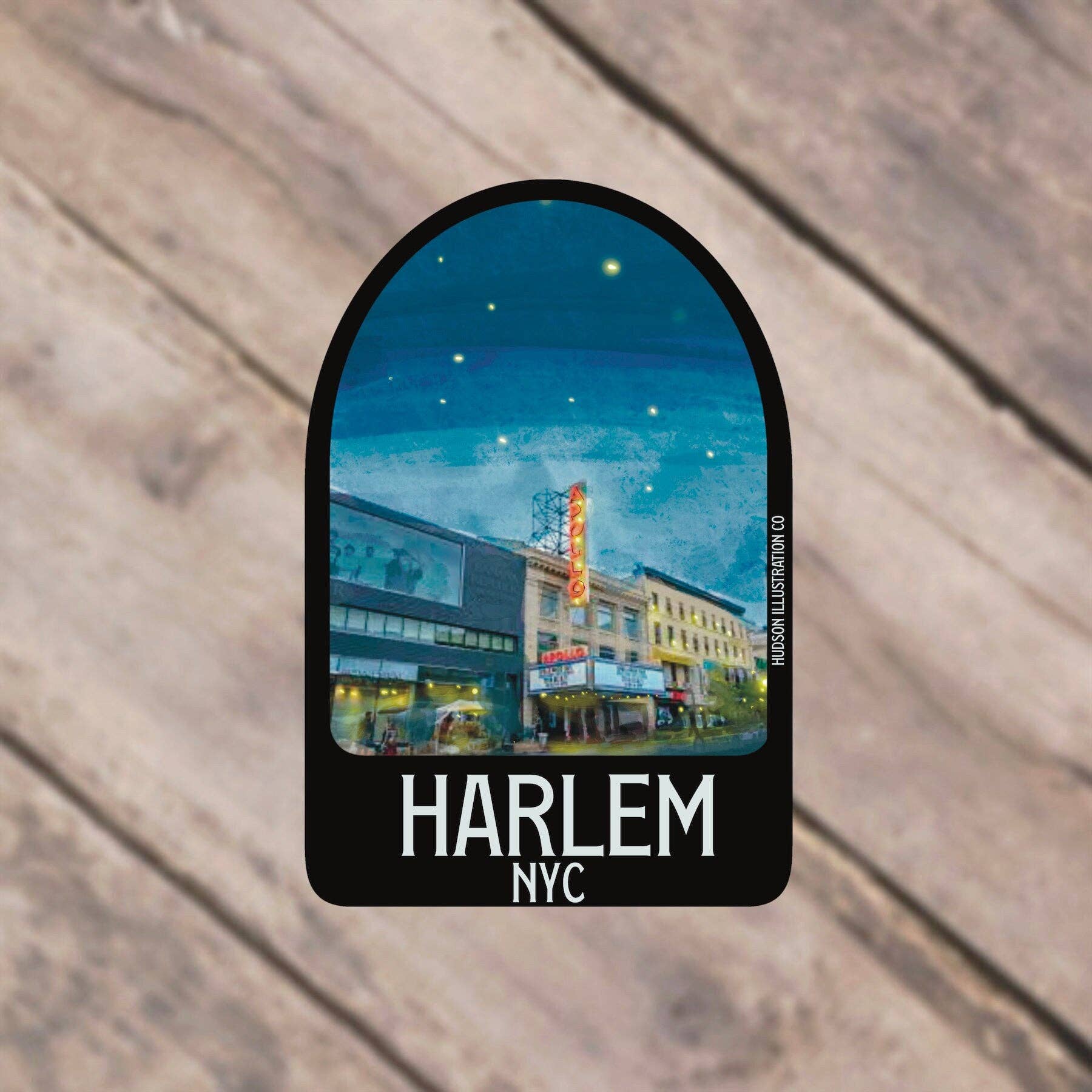About Town Co - Wholesale Sticker - Harlem New York City Sticker/Magnet/Print/Postcard0