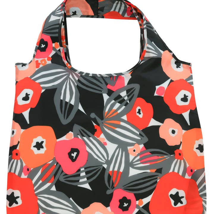 EnV Bags - Venta al por mayor Bolsas de la compra - Pansies - Bolsa reutilizable de supermercado, playa