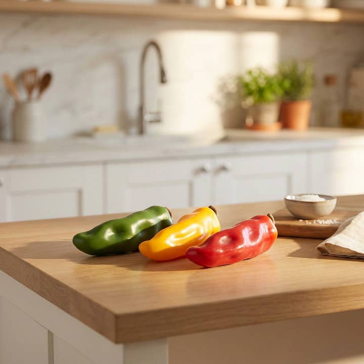 Flora Bunda Inc - Wholesale Tafelbladdecoratie - Decoratief tafelbladobject van kunstmatig/imitatiepeper6