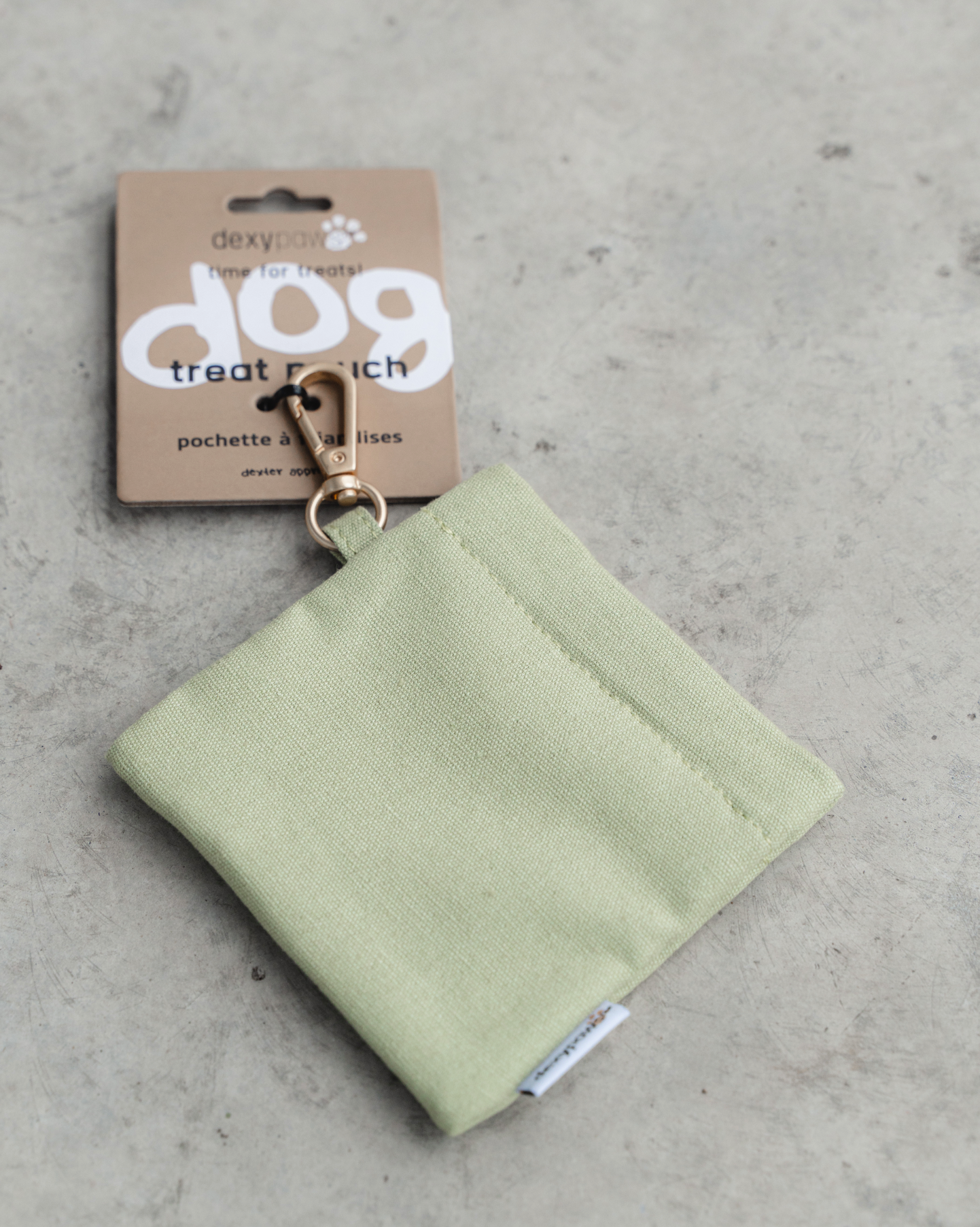 dexypaws - Wholesale Pet Treat Bag - Dog - Treat Pouch in Sage Green4