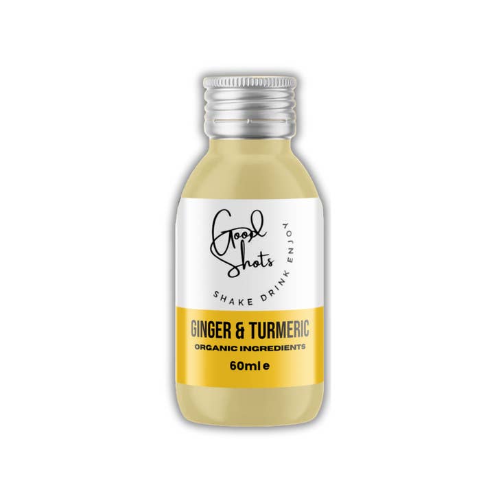 Ginger & Turmeric Box of 12 Health/Functional Shots/Juice for wholesale by Good Shots