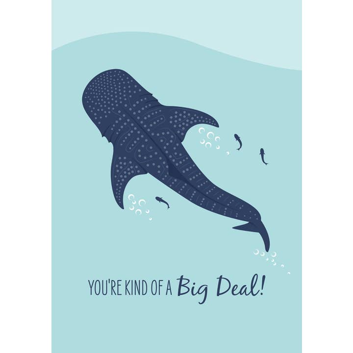 Sailfish Creative - Wholesale Everyday Greeting Card - Other Card - Whale Shark