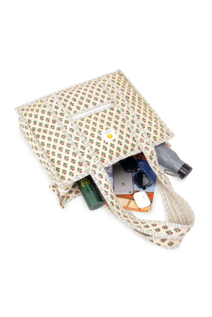 Hi Handmade – Sacola - Mulher por atacado – Saco de Algodão com Fecho - Marfim3