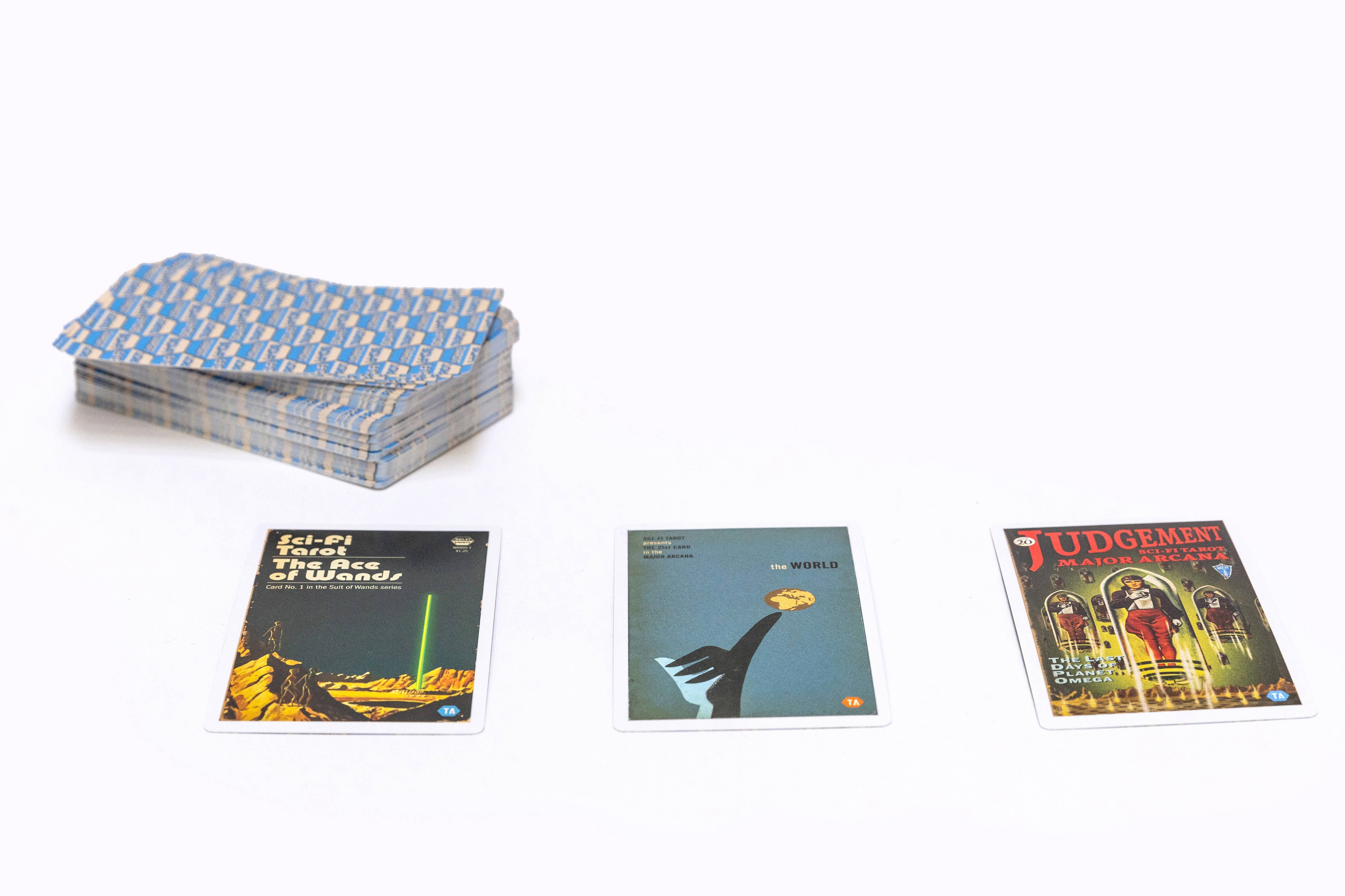 Unemployed Philosophers Guild – Engroshandel Tarotkort – Sci-Fi tarotkortspil med 78 kort og rumalderkunst2
