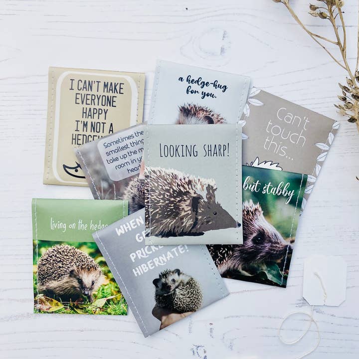 Victoria Mae Designs - Wholesale Tea bags - Hedgehog Tea Giftset3