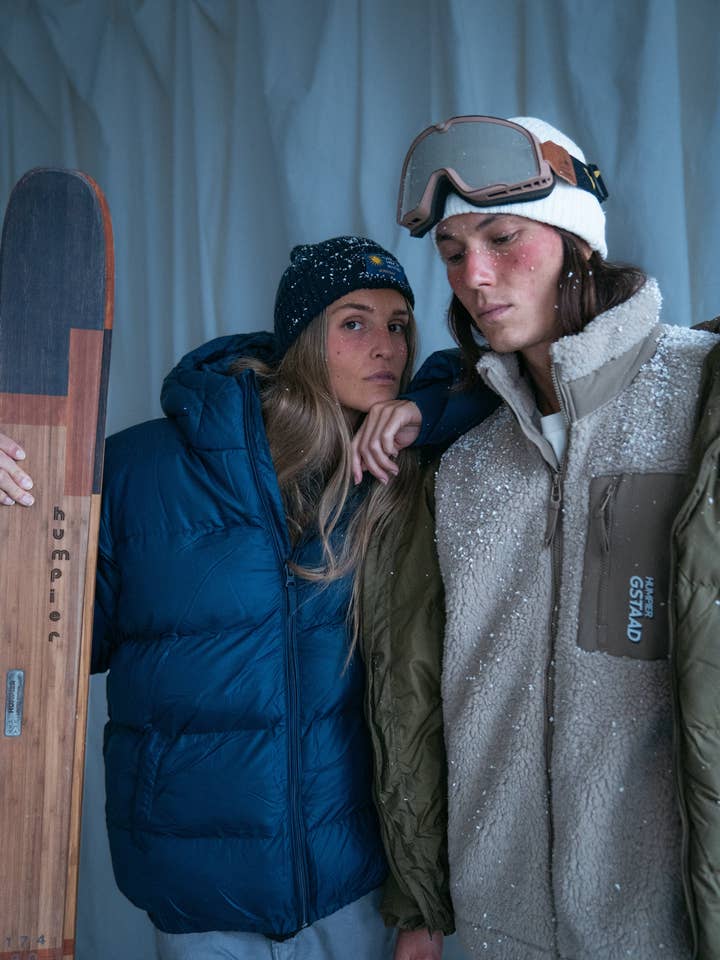 Pufferjas Frans Marineblauw voor wholesale door Humpier