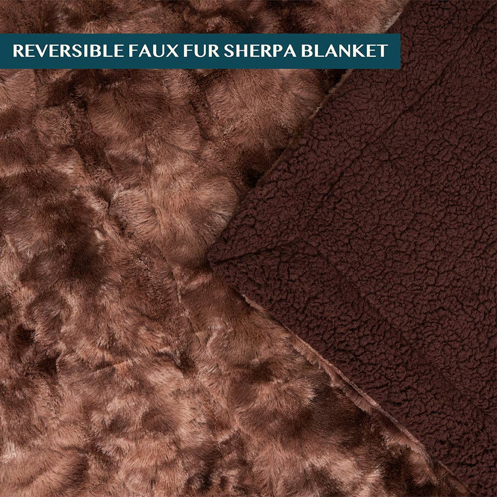 Pavilia – Manta para sofá por atacado – Manta de lã sherpa Minky9