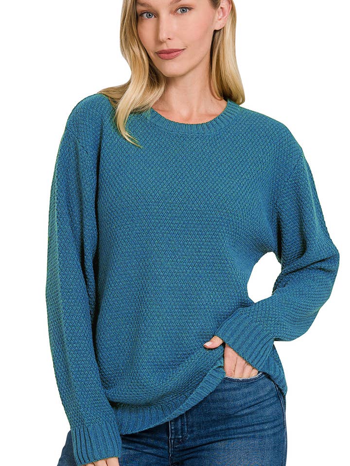 42POPS - Wholesale Knit Sweater - Women's - ",..._ Round Neck Basic Sweater5