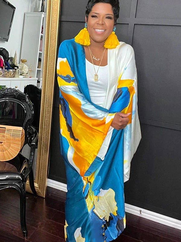 Aria Romance - Wholesale Kimono - Women's - Colorblock Smock Top2