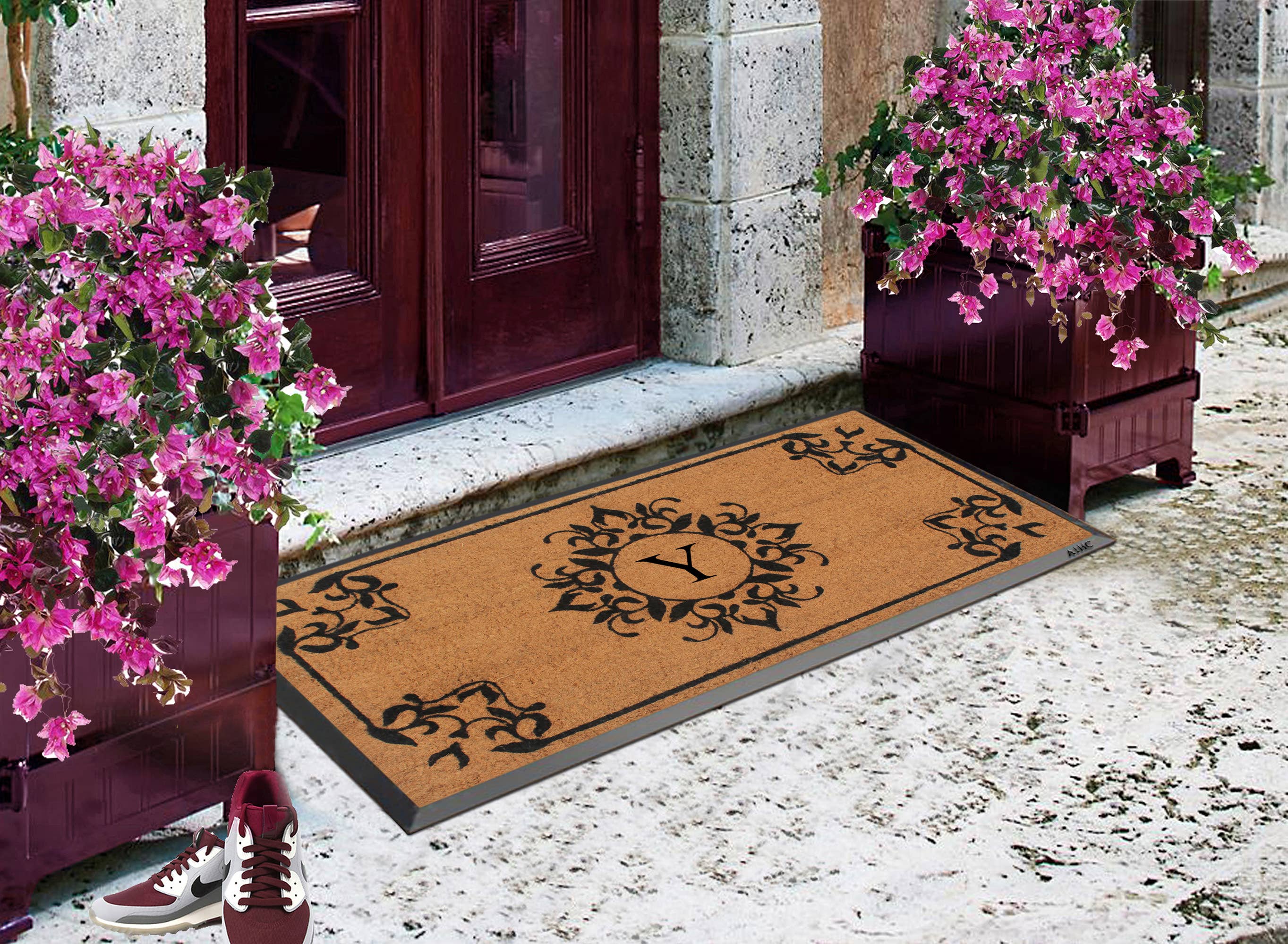 A1 home collections - Wholesale Door Mat - A1HC Natural Coir & Rubber Heavy Duty Monogrammed Doormats23