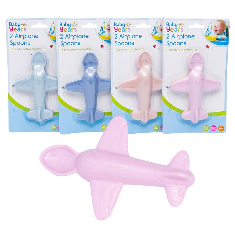 Deluxe Import Trading - Wholesale Feeding Set - Baby - Baby Years 2 Airplane Spoons Assorted0