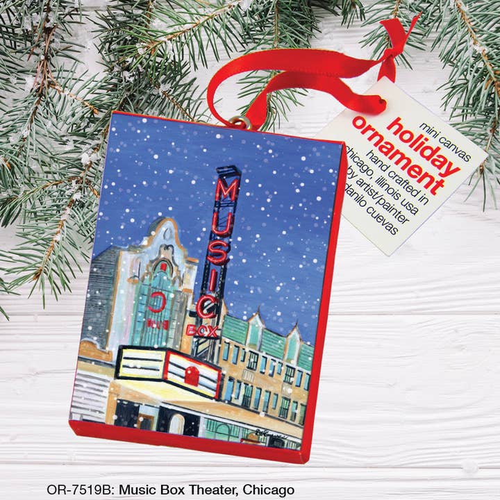 Speldosa Teater, Chicago, Prydnad (ELLER-7519B) för wholesale av Printed Canvas