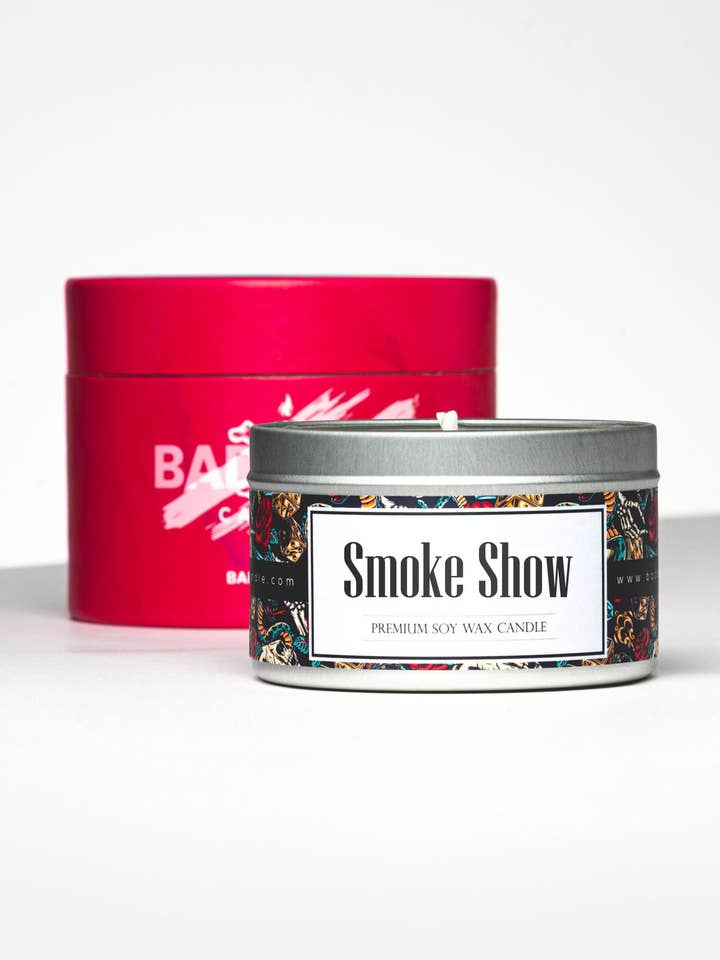 Smoke Show 8oz for wholesale by Badass Candles