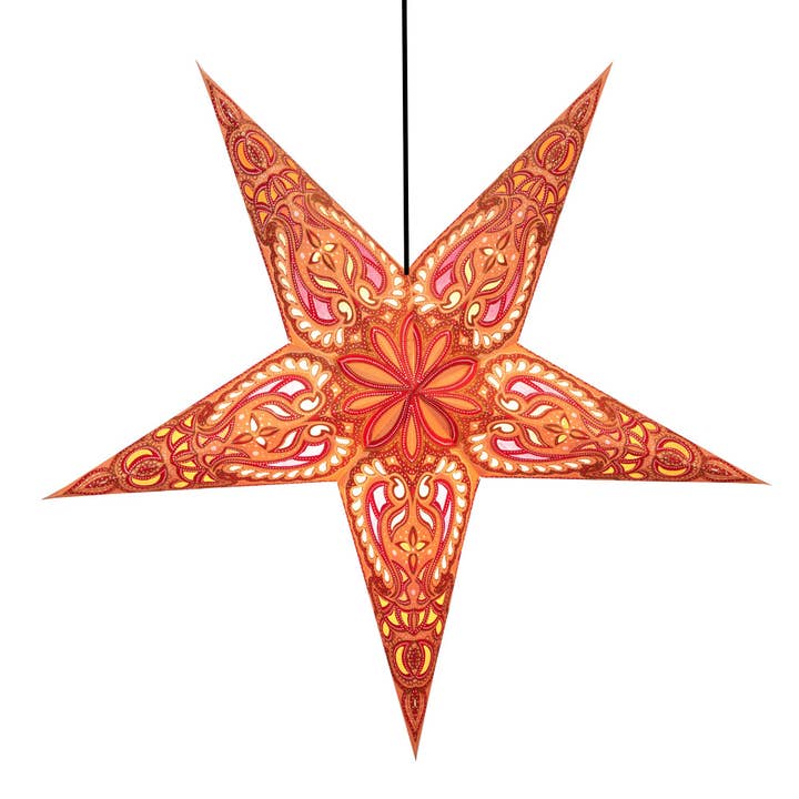 Om Gallery - Wholesale Paper Lantern/Lamp - Om Paper Star Lantern - Lion