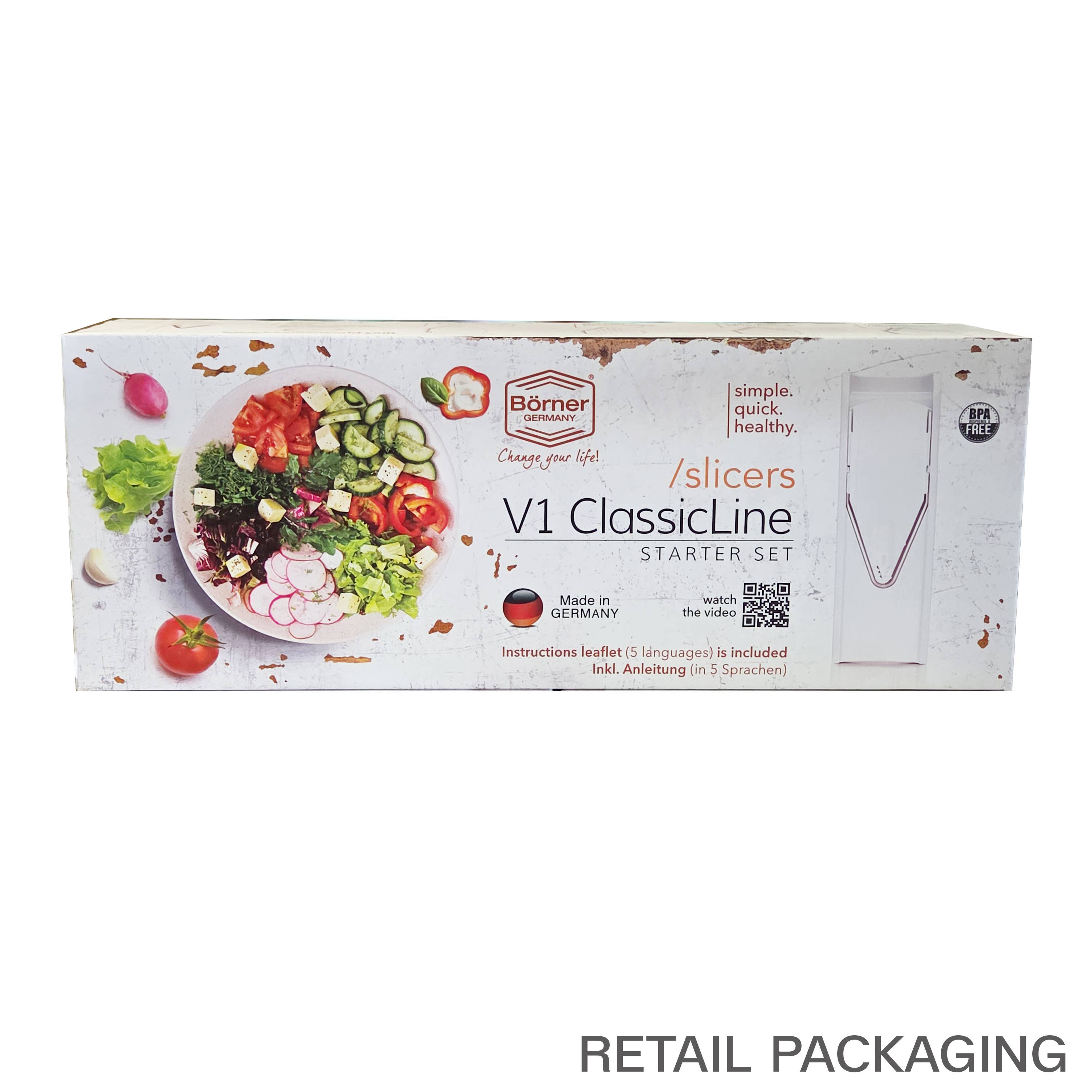 Reston Lloyd - Wholesale Grater - Börner Germany, V1 Mandoline Basic Set2