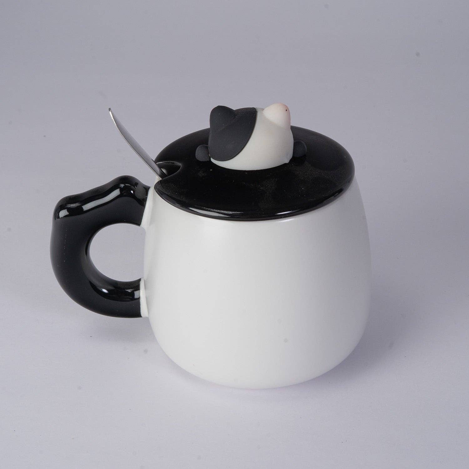 Urban Tokyo - Wholesale Coffee Mug - Cat 12oz Mug With Lid and Spoon (10/30)2