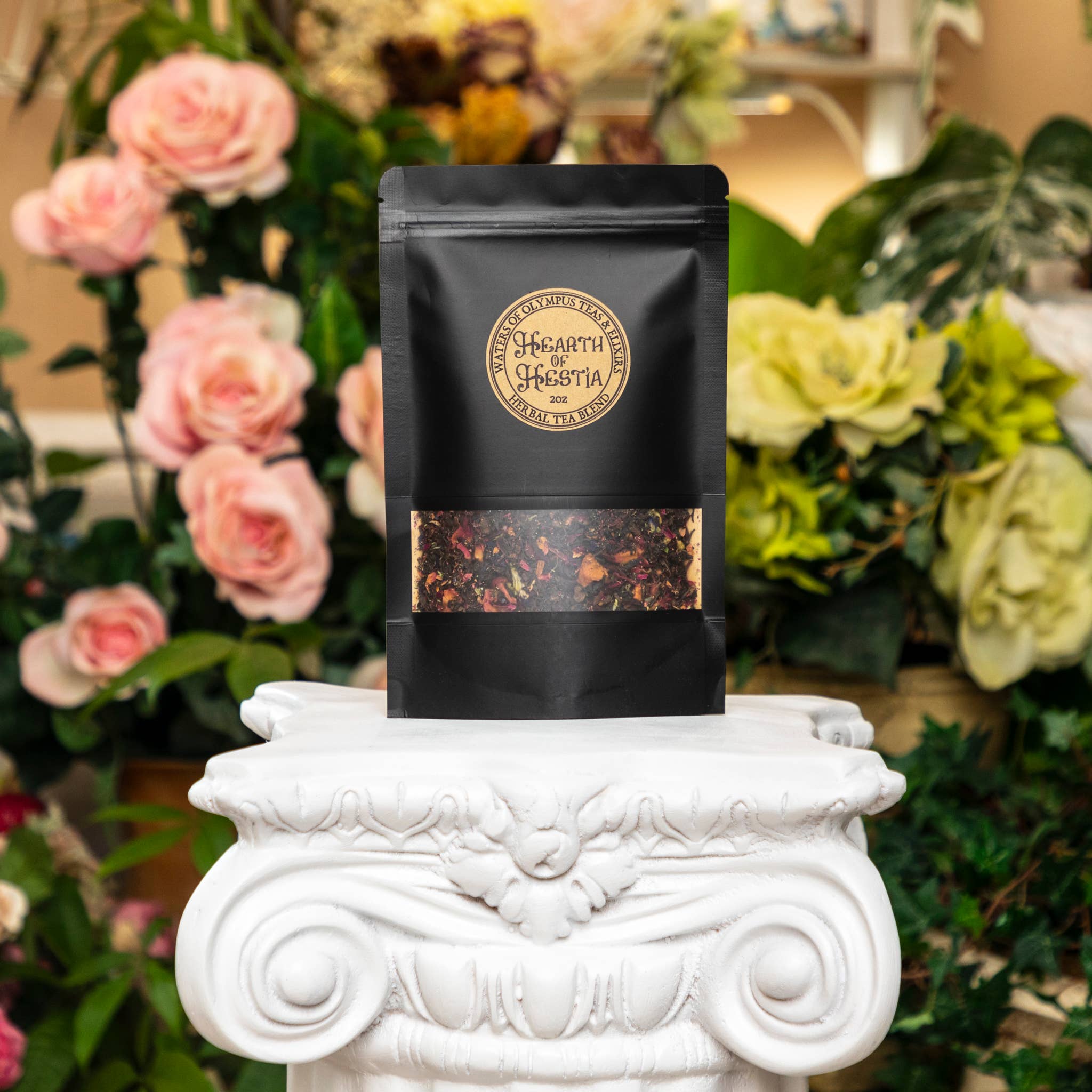 Earth's Best Wellness Market - Vente Thé en vrac - Mélange de Thé Noir Floral à l'Hibiscus | Cœur & Santé1