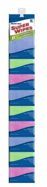 Living Concepts - Wholesale Dishcloth - Super Wipes 8 CT4