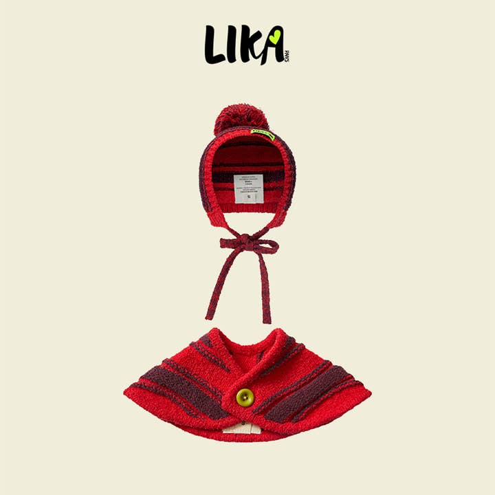 Likapaws / Heinemann Trading GbR - Wholesale Pet Scarf - Cat/Dog - Christmas Pet Hat & Cloak Set2